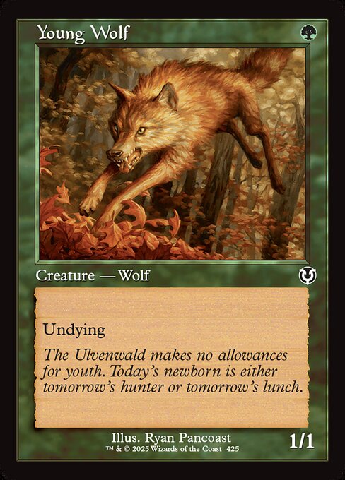 Innistrad Remastered - 425 - Young Wolf - Common - G - Non-foil - Promo