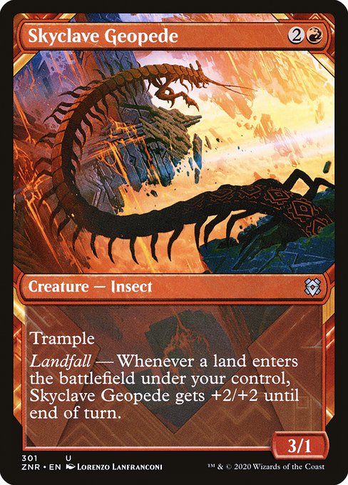 Zendikar Rising - 301 - Skyclave Geopede - Uncommon - R - Non-foil