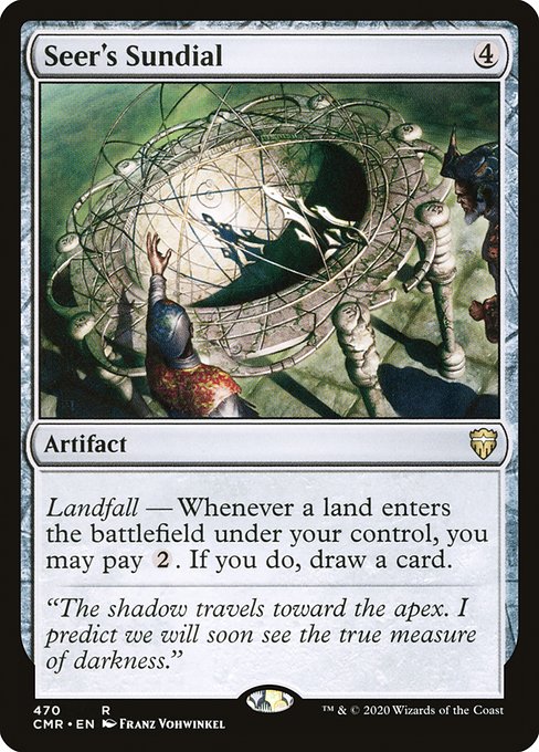 Commander Legends - 470 - Seer's Sundial - Rare - C - Non-foil