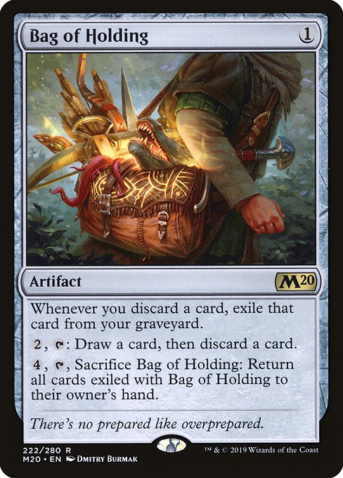 Core Set 2020 - 222 - Bag of Holding - Rare - C - Foil