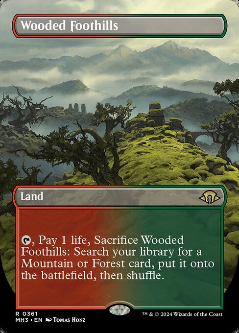 Modern Horizons 3 - 361 - Wooded Foothills - Rare - C - Non-foil
