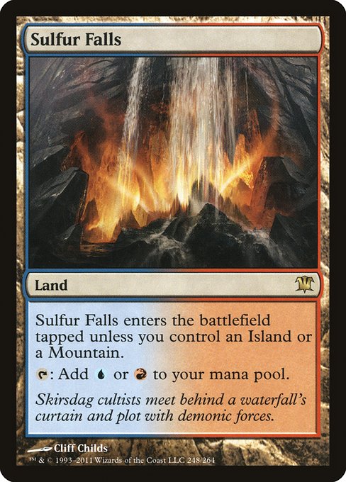 Innistrad - 248 - Sulfur Falls - Rare - C - Non-foil