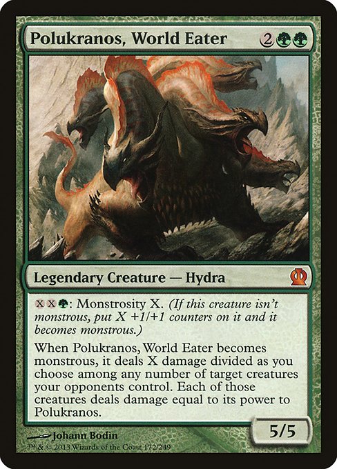 Theros - 172 - Polukranos, World Eater - Mythic - G - Non-foil