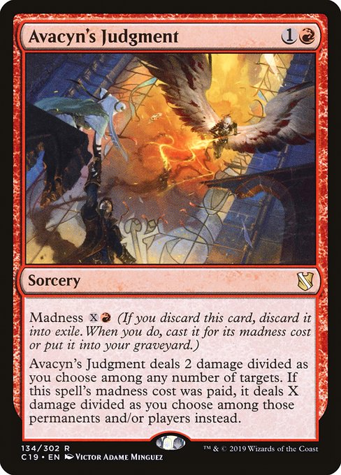 Commander 2019 - 134 - Avacyn's Judgment - Rare - R - Non-foil