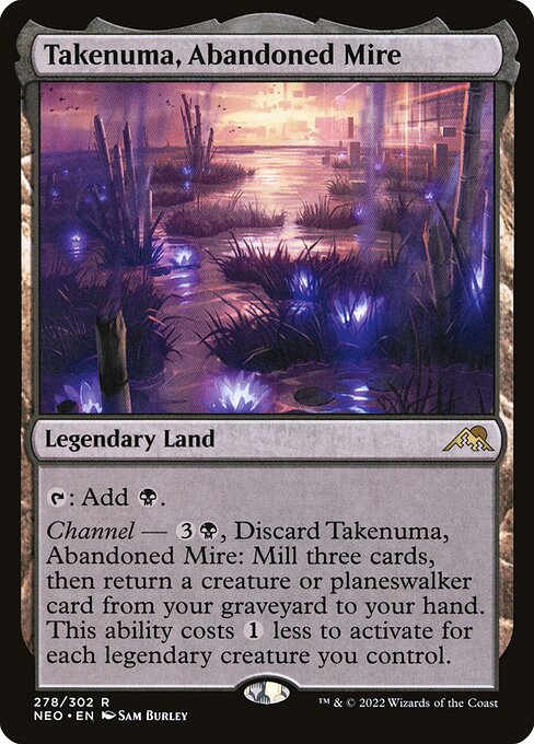 Kamigawa: Neon Dynasty - 278 - Takenuma, Abandoned Mire - Rare - C - Non-foil
