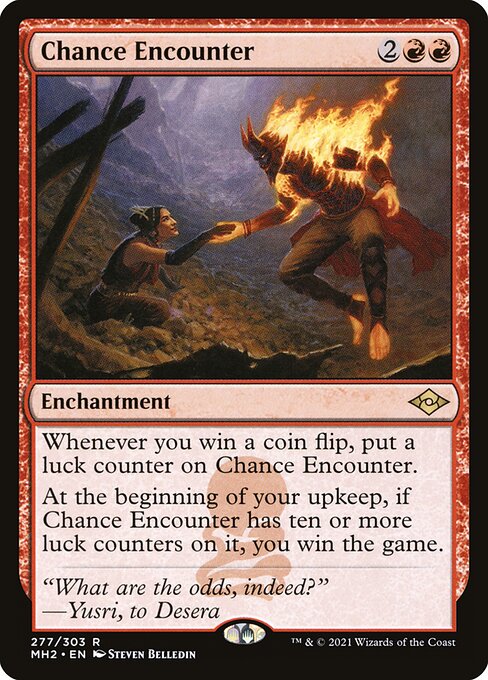 Modern Horizons 2 - 277 - Chance Encounter - Rare - R - Foil
