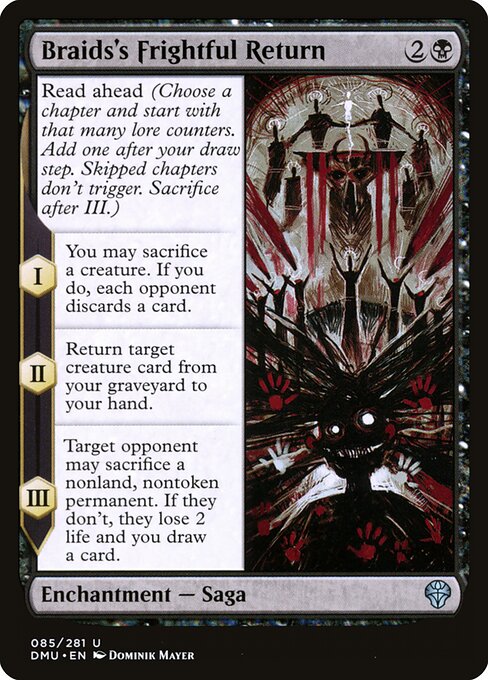 Dominaria United - 85 - Braids's Frightful Return - Uncommon - B - Non-foil
