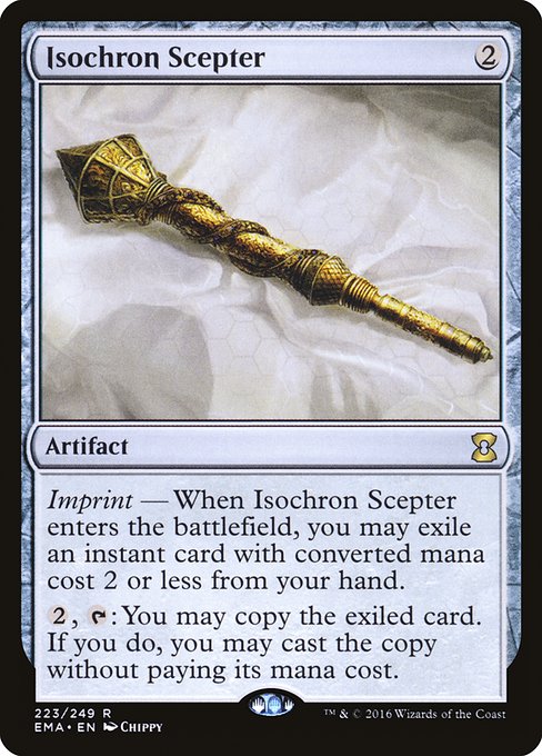 Eternal Masters - 223 - Isochron Scepter - Rare - C - Non-foil