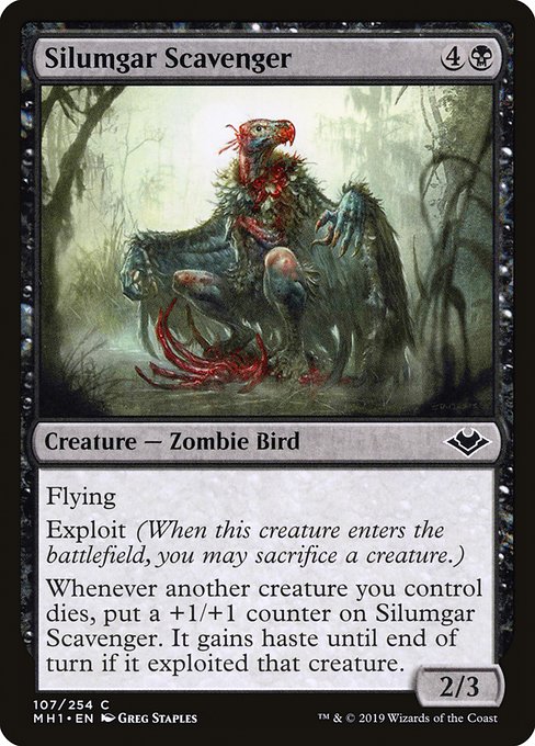 Modern Horizons - 107 - Silumgar Scavenger - Common - B - Non-foil