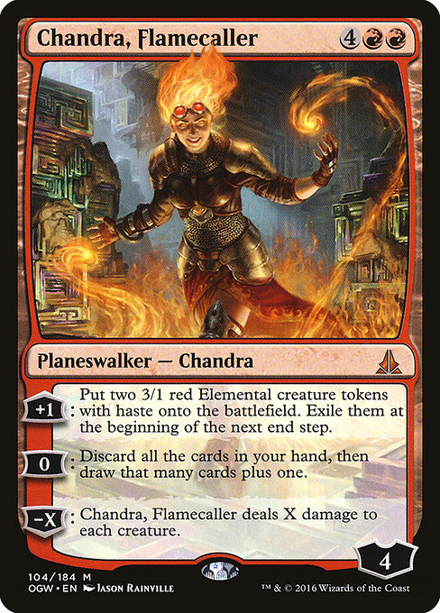 Oath of the Gatewatch - 104 - Chandra, Flamecaller - Mythic - R - Non-foil