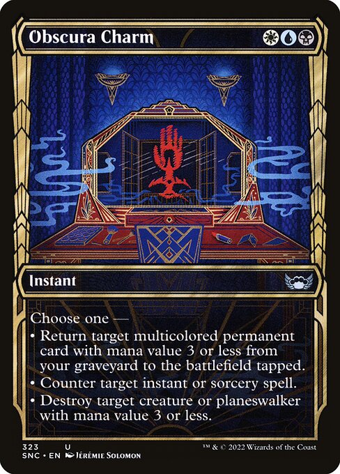 Streets of New Capenna - 323 - Obscura Charm - Uncommon - Multi - Non-foil