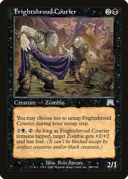 Onslaught - 149 - Frightshroud Courier - Uncommon - B - Non-foil