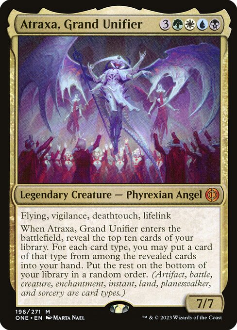 Phyrexia: All Will Be One - 196 - Atraxa, Grand Unifier - Mythic - Multi - Non-foil