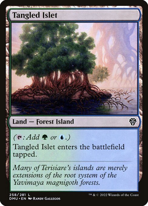 Dominaria United - 258 - Tangled Islet - Common - C - Non-foil