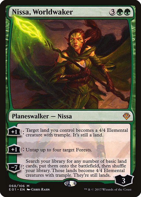 Archenemy: Nicol Bolas - 68 - Nissa, Worldwaker - Mythic - G - Non-foil