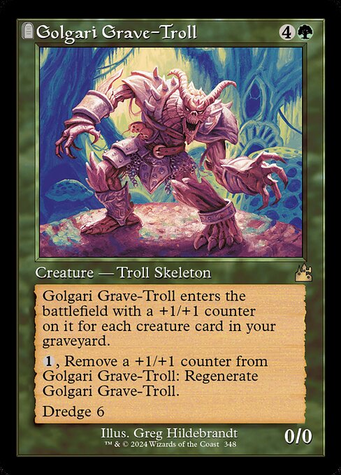 Ravnica Remastered - 348 - Golgari Grave-Troll - Rare - G - Non-foil