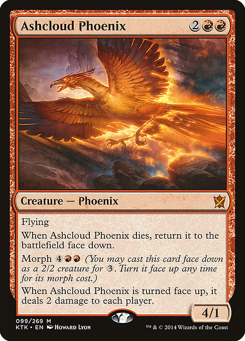 Khans of Tarkir - 99 - Ashcloud Phoenix - Mythic - R - Non-foil