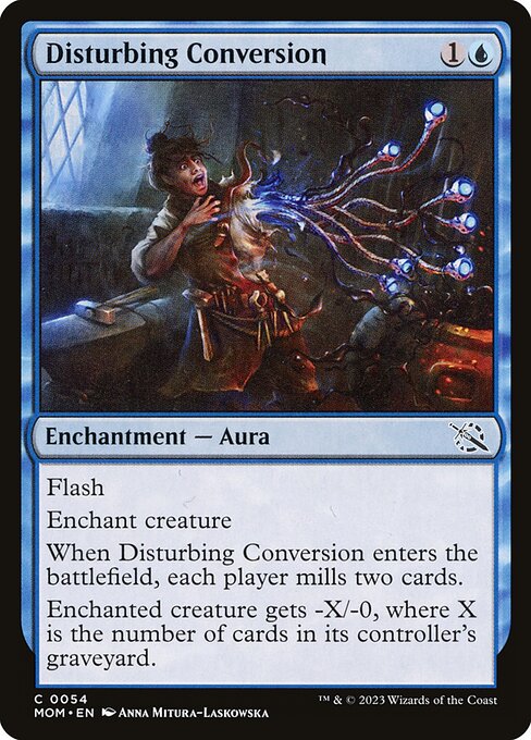 March of the Machine - 54 - Disturbing Conversion - Common - U - Non-foil