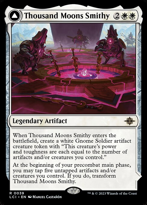The Lost Caverns of Ixalan - 39 - Thousand Moons Smithy // Barracks of the Thousand - Rare - C - Non-foil
