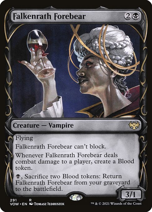 Innistrad: Crimson Vow - 291 - Falkenrath Forebear - Rare - B - Non-foil