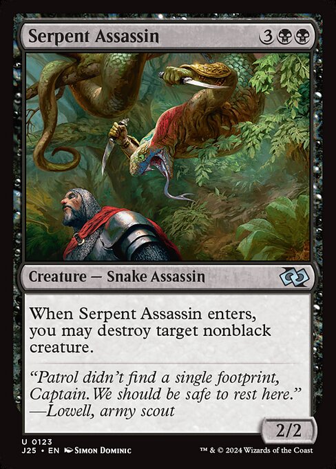 Foundations Jumpstart - 123 - Serpent Assassin - Uncommon - B - Non-foil