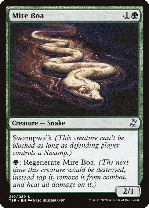 Time Spiral Remastered - 219 - Mire Boa - Uncommon - G - Non-foil