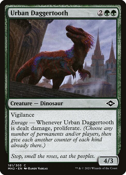 Modern Horizons 2 - 181 - Urban Daggertooth - Common - G - Non-foil