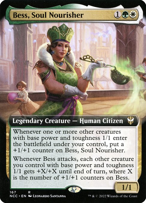 New Capenna Commander - 167 - Bess, Soul Nourisher - Rare - WG - Non-foil