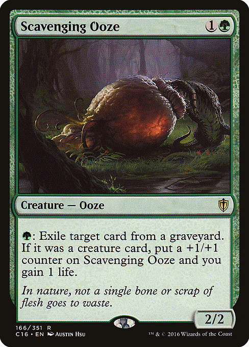 Commander 2016 - 166 - Scavenging Ooze - Rare - G - Non-foil