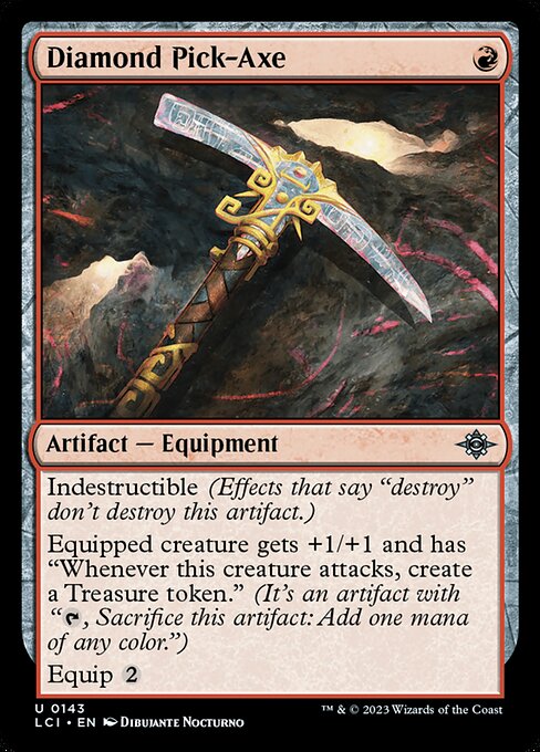 The Lost Caverns of Ixalan - 143 - Diamond Pick-Axe - Uncommon - R - Non-foil