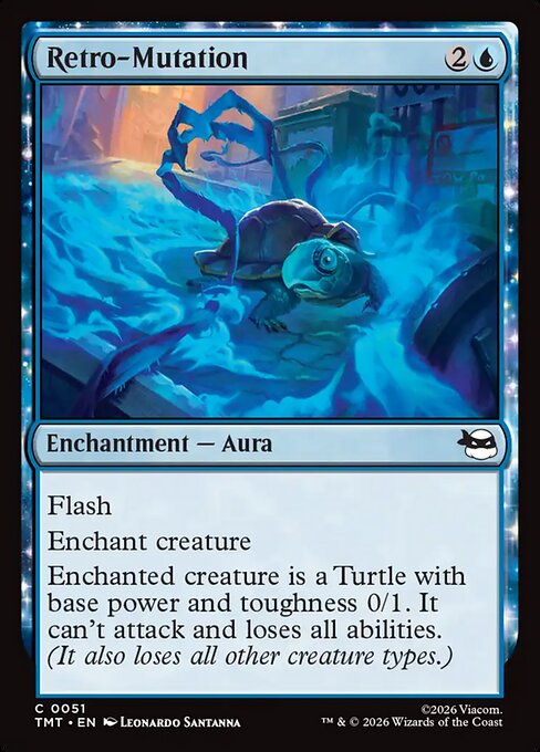 Teenage Mutant Ninja Turtles - 51 - Retro-Mutation - Common - U - Foil