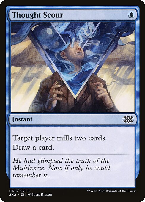 Double Masters 2022 - 65 - Thought Scour - Common - U - Foil