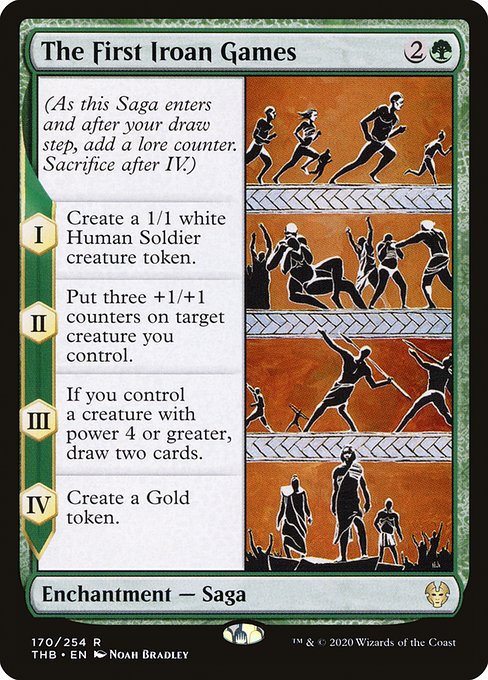 Theros Beyond Death - 170 - The First Iroan Games - Rare - G - Non-foil