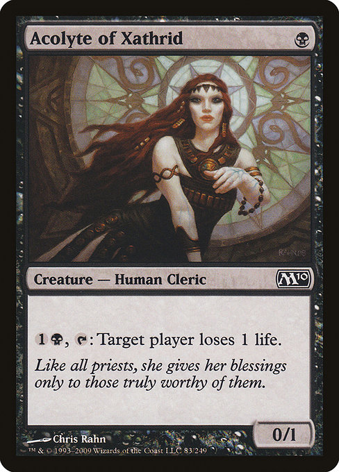 Magic 2010 - 83 - Acolyte of Xathrid - Common - B - Non-foil