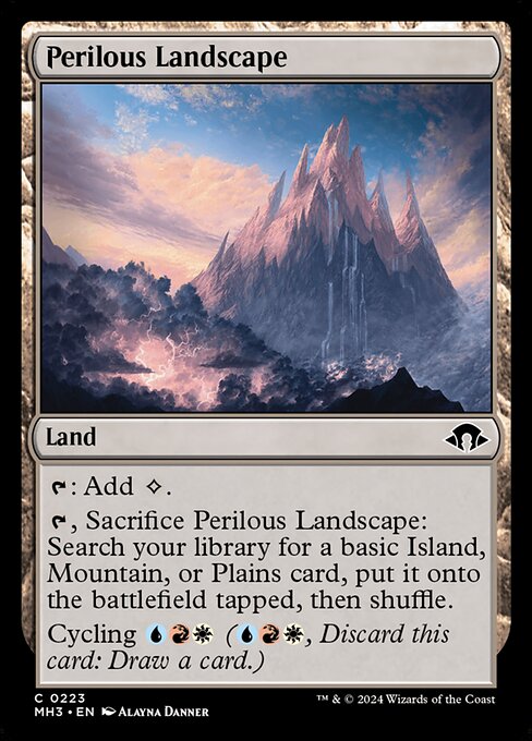 Modern Horizons 3 - 223 - Perilous Landscape - Common - C - Foil