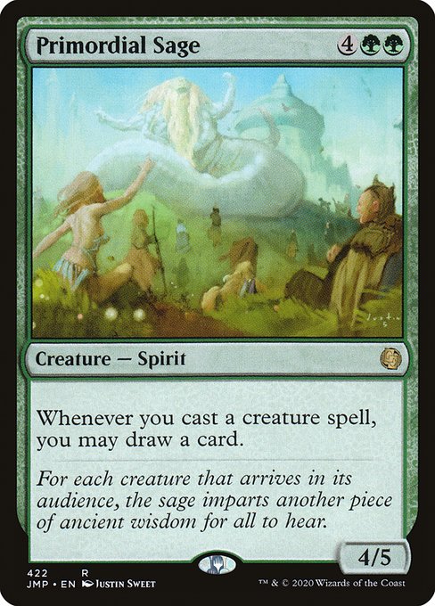 Jumpstart - 422 - Primordial Sage - Rare - G - Non-foil