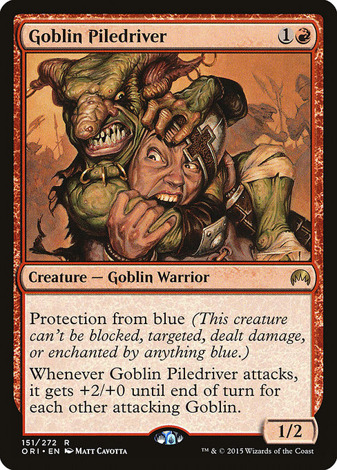 Magic Origins - 151 - Goblin Piledriver - Rare - R - Non-foil