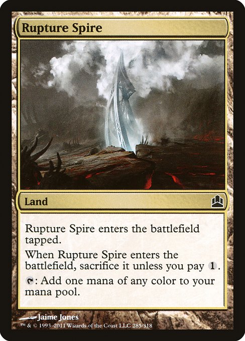Commander 2011 - 285 - Rupture Spire - Common - C - Non-foil