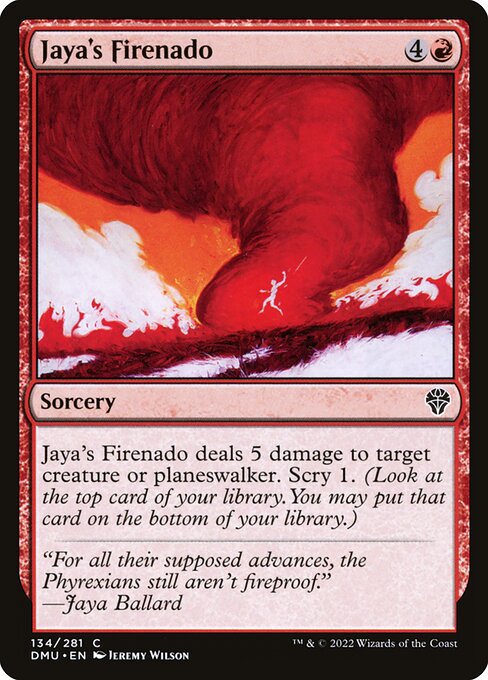 Dominaria United - 134 - Jaya's Firenado - Common - R - Non-foil