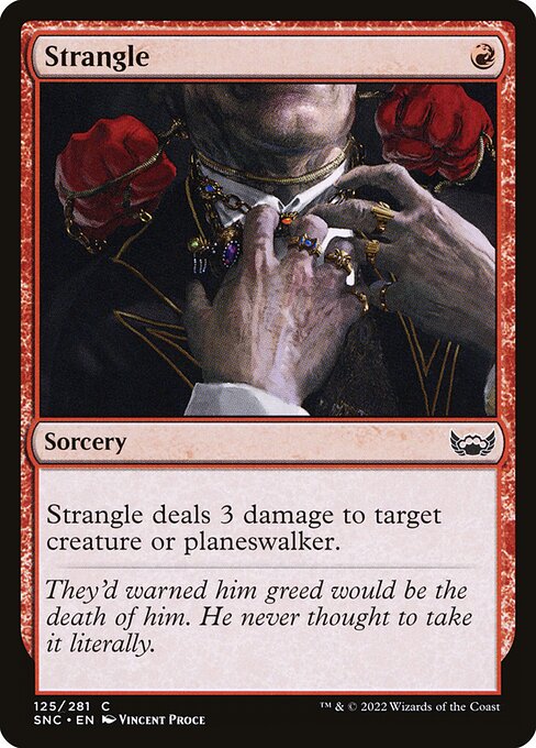Streets of New Capenna - 125 - Strangle - Common - R - Non-foil