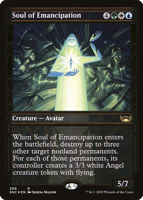 Streets of New Capenna - 399 - Soul of Emancipation - Rare - Multi - Foil
