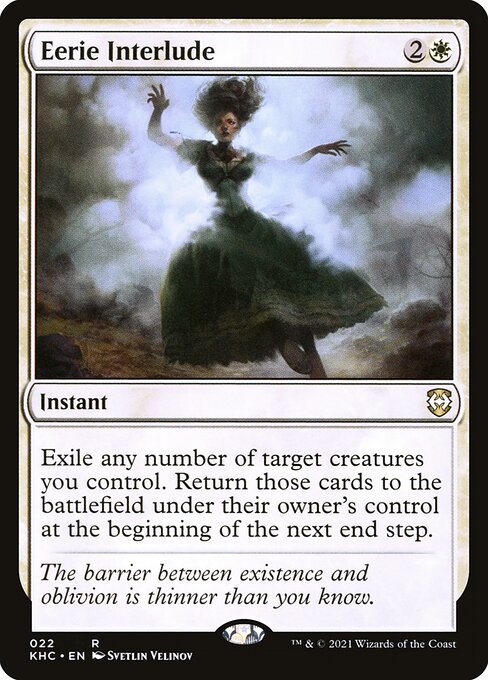 Kaldheim Commander - 22 - Eerie Interlude - Rare - W - Non-foil