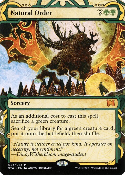 Strixhaven Mystical Archive - 54 - Natural Order - Mythic - G - Non-foil