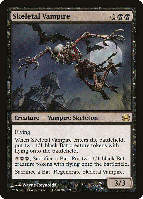 Modern Masters - 96 - Skeletal Vampire - Rare - B - Non-foil