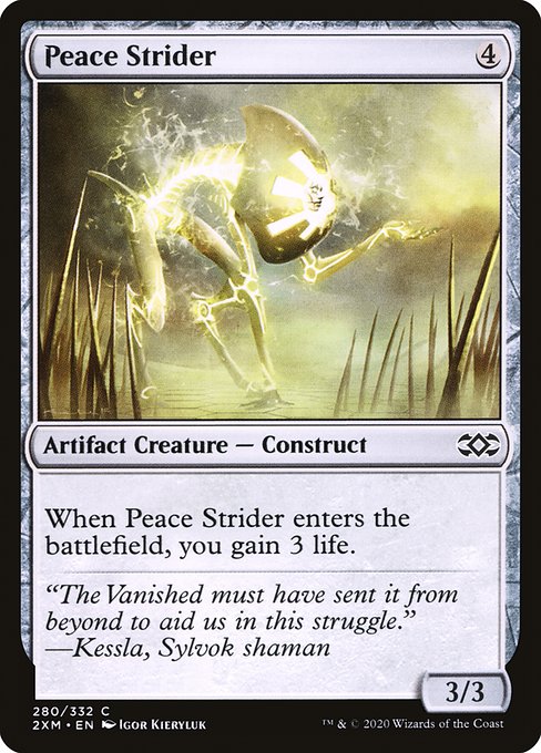 Double Masters - 280 - Peace Strider - Common - C - Foil