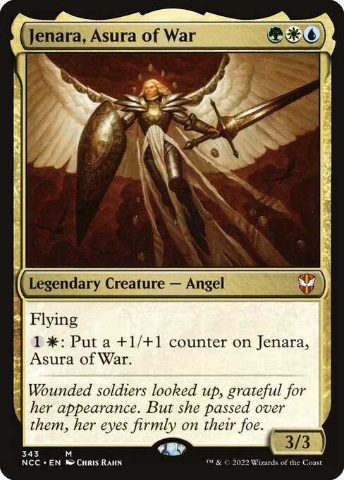 New Capenna Commander - 343 - Jenara, Asura of War - Mythic - Multi - Non-foil