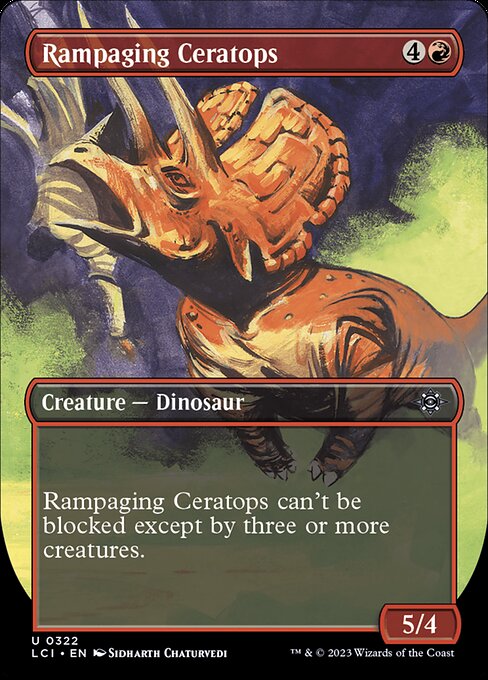 The Lost Caverns of Ixalan - 322 - Rampaging Ceratops - Uncommon - R - Non-foil