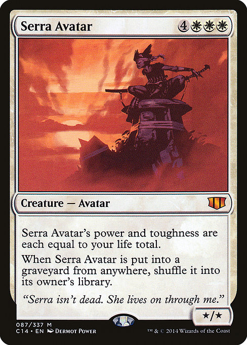Commander 2014 - 87 - Serra Avatar - Mythic - W - Non-foil