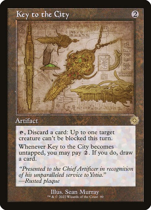 The Brothers' War Retro Artifacts - 90 - Key to the City - Rare - C - Non-foil