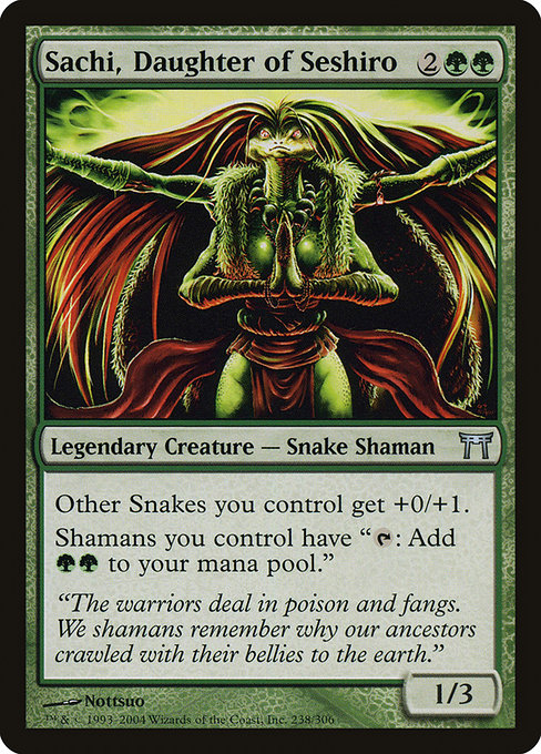 Champions of Kamigawa - 238 - Sachi, Daughter of Seshiro - Uncommon - G - Non-foil